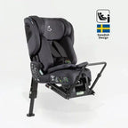 TinySeats Two car seat, product picture of seat installed rear-facing with insert.