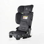Product picture of TinySeats Two as a booster. Headrest is high up. Back is long.